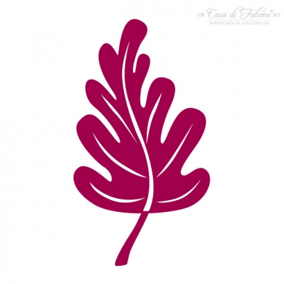 Maxi Motivstempel Herbstblatt