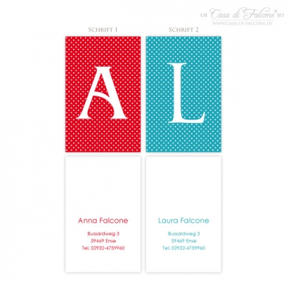Visitenkarten Polka Dots I