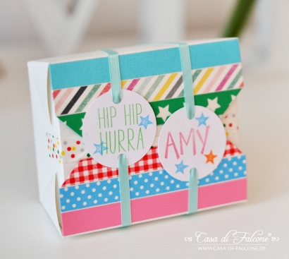 Textstempel Simple Hip Hip Hurra