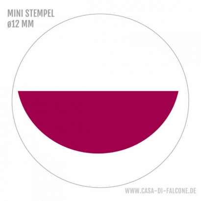 MINI Stempel Halbkreis