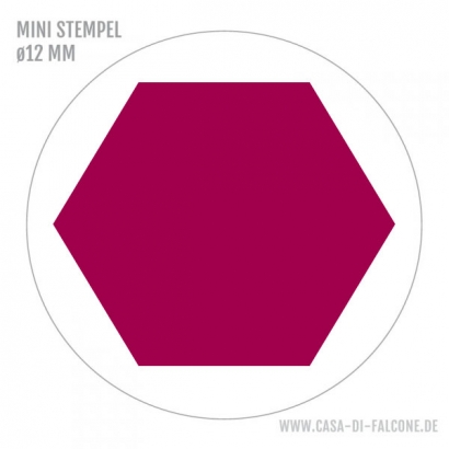 MINI Stempel Sechseck