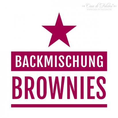 Motivstempel Backmischung Brownies