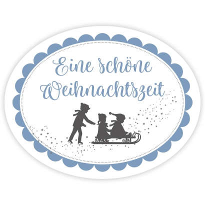 Stickerbogen Winterkinder