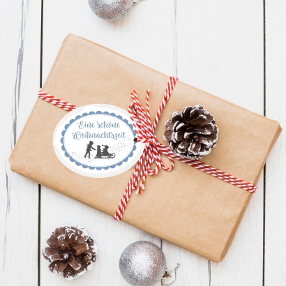 Stickerbogen Winterkinder