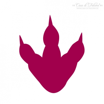 Maxi Motivstempel Dino Fuabdruck