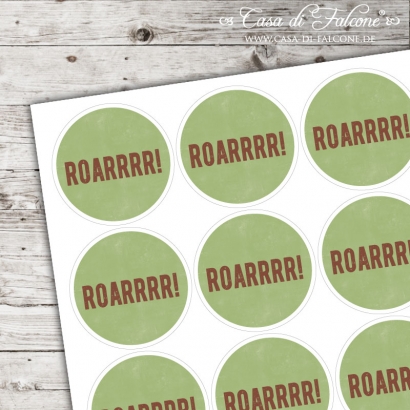 Motivaufkleber Roarrrr