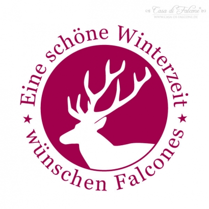 Weihnachtsstempel Hirsch