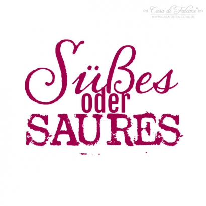 Motivstempel Ssses oder Saures