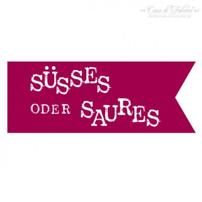 Motivstempel Ssses oder Saures Fhnchen