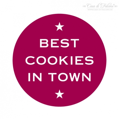 Motivstempel Best cookies in town
