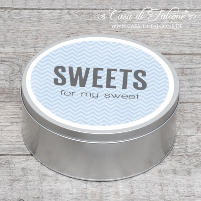 Personalisierte Dose Chevron Maxi