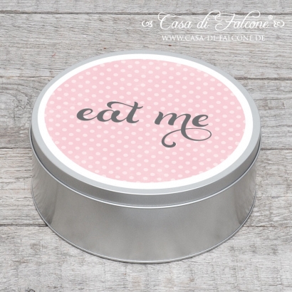 Personalisierte Dose Polka Dots Maxi