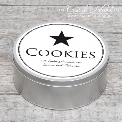 Personalisierte Dose Stern Maxi