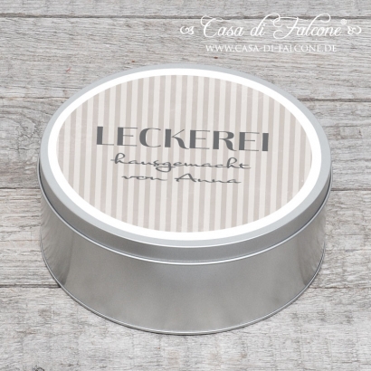 Personalisierte Dose Stripes Maxi