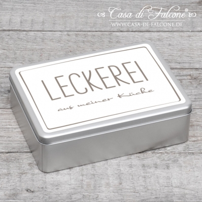 Personalisierte Dose Simple eckig