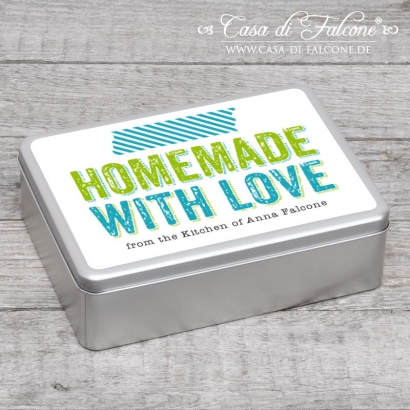 Personalisierte Dose Washi Tape eckig