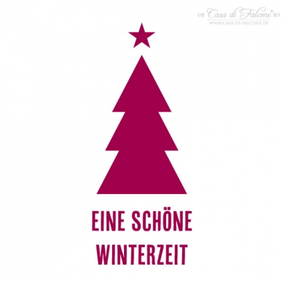 Motivstempel modern Eine schne Winterzeit