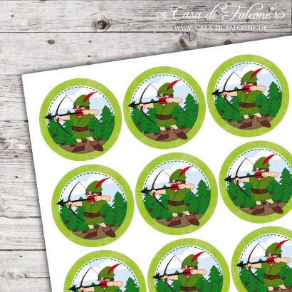 Motivaufkleber Forest Bube