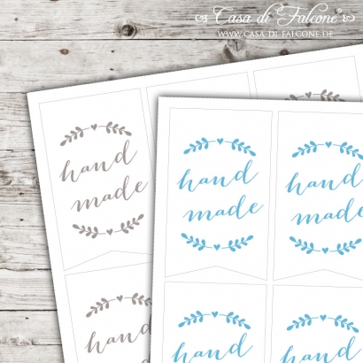 Motivaufkleber - Ranke - handmade