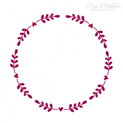 Motivstempel Rahmen Ranke