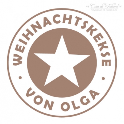 Personalisierter Keksstempel Star II