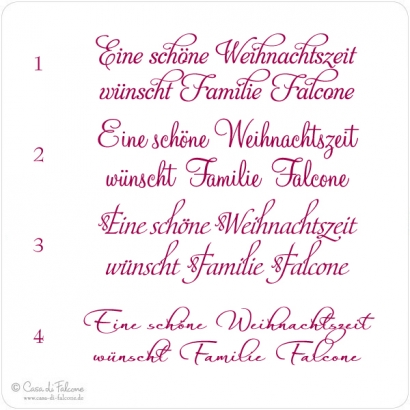 Weihnachtsstempel Sternenschweif