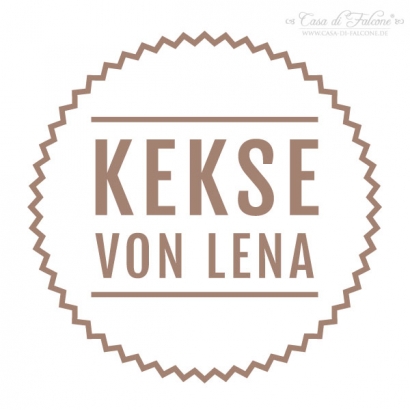 Personalisierter Keksstempel Zackenrand