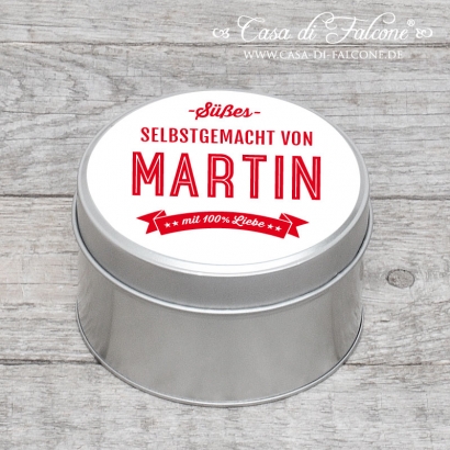 Personalisierte Dose Retro Banner MIDI