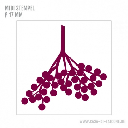 MIDI Motivstempel Holunder