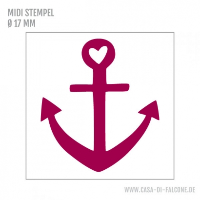 MIDI Motivstempel Anker I