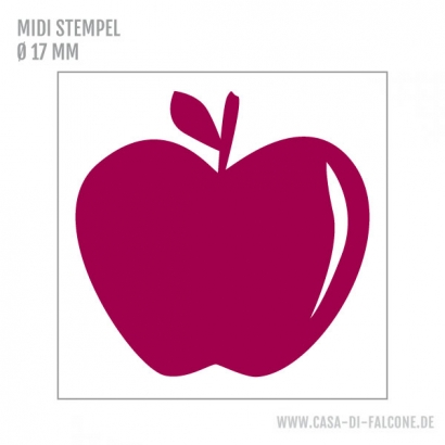 MIDI Motivstempel Apfel