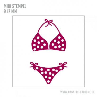 MIDI Motivstempel Bikini
