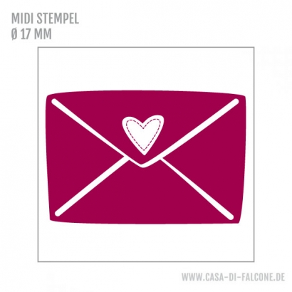 MIDI Motivstempel Briefumschlag