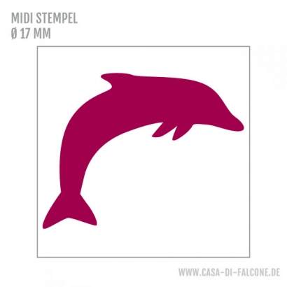 MIDI Motivstempel Delphin