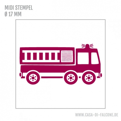 MIDI Motivstempel Feuerwehrauto