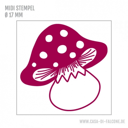 MIDI Motivstempel Fliegenpilz