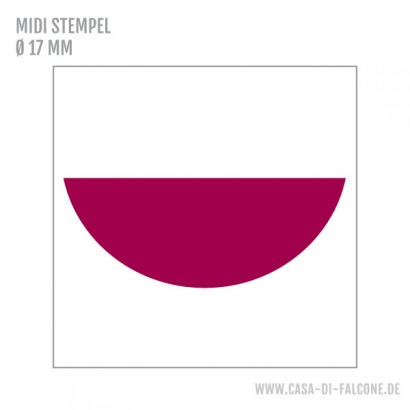 MIDI Motivstempel Halbkreis