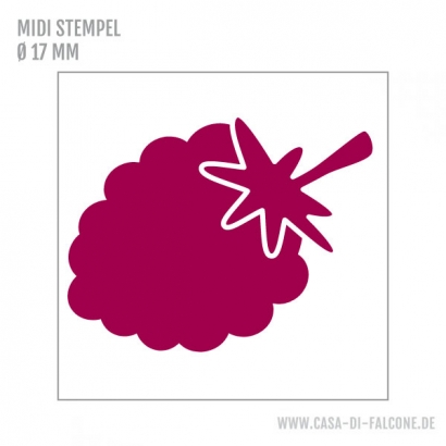 MIDI Motivstempel Himbeere