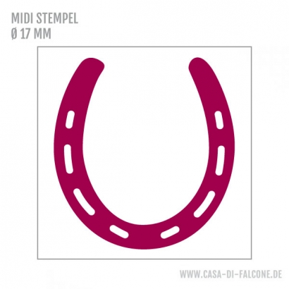 MIDI Motivstempel Hufeisen