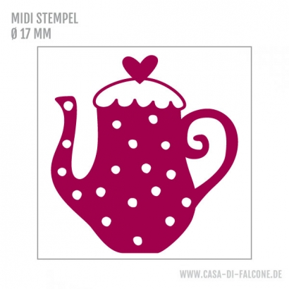 MIDI Motivstempel Kaffeekanne