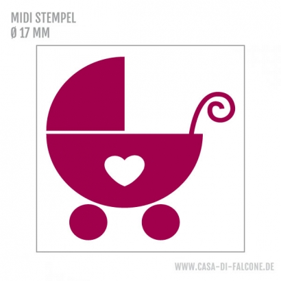 MIDI Motivstempel Kinderwagen
