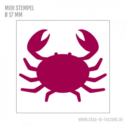 MIDI Motivstempel Krabbe