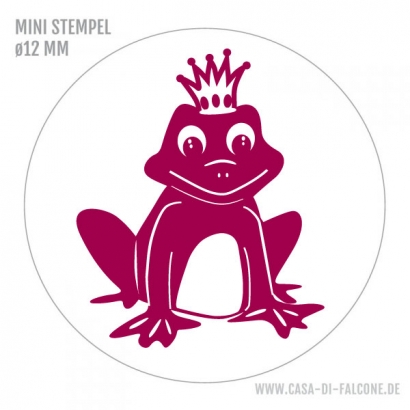 Mini Motivstempel Froschknig