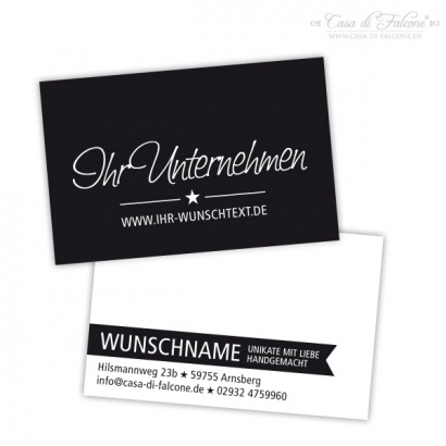 Visitenkarten Fhnchen