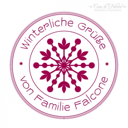 Weihnachtsstempel Schneeflocke II