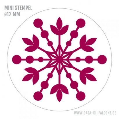 Mini Motivstempel Schneeflocke II