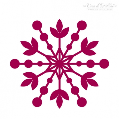 Maxi Motivstempel Schneeflocke II