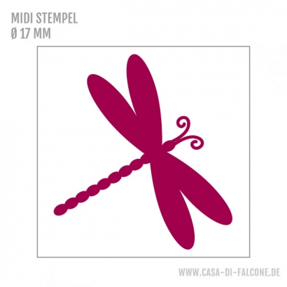 MIDI Motivstempel Libelle