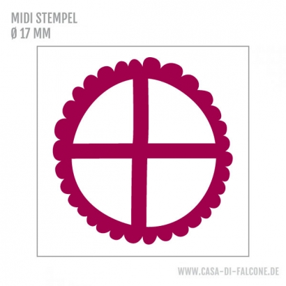 MIDI Motivstempel Fenster rund