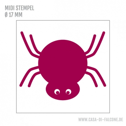 MIDI Motivstempel Spinne